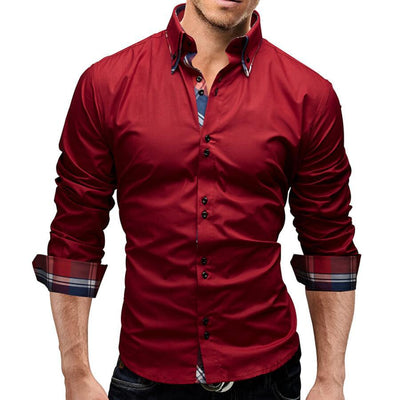 Camisa Slim Clásica Interior para Hombre - Image 7