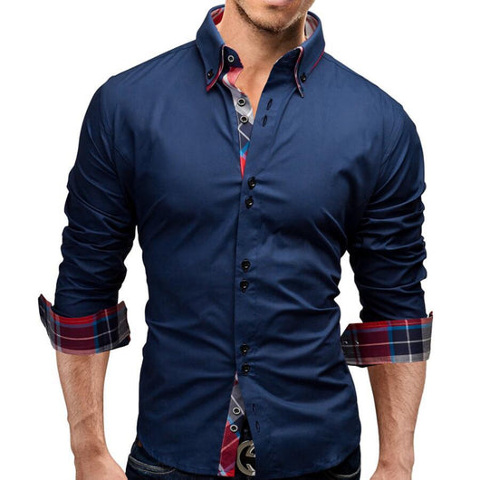 Camisa Slim Clásica Interior para Hombre - Image 8