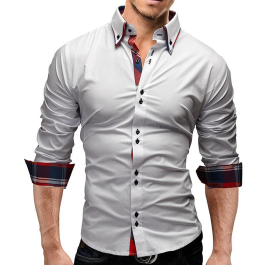 Camisa Slim Clásica Interior para Hombre - Image 9