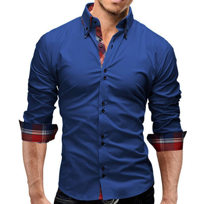 Camisa Slim Clásica Interior para Hombre - Image 10