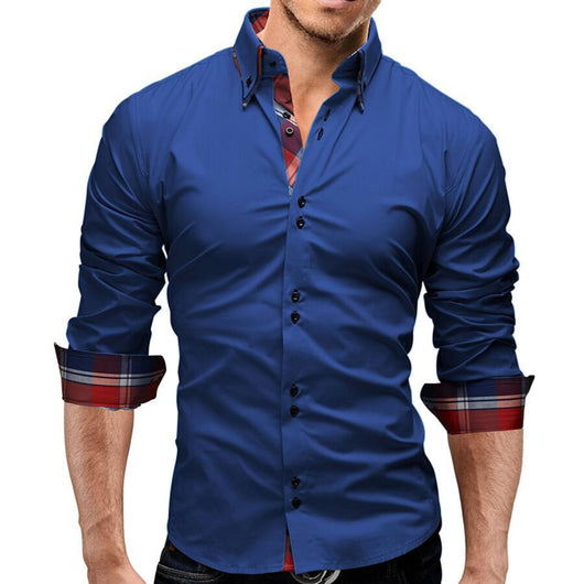 Camisa Slim Clásica Interior para Hombre - Image 10
