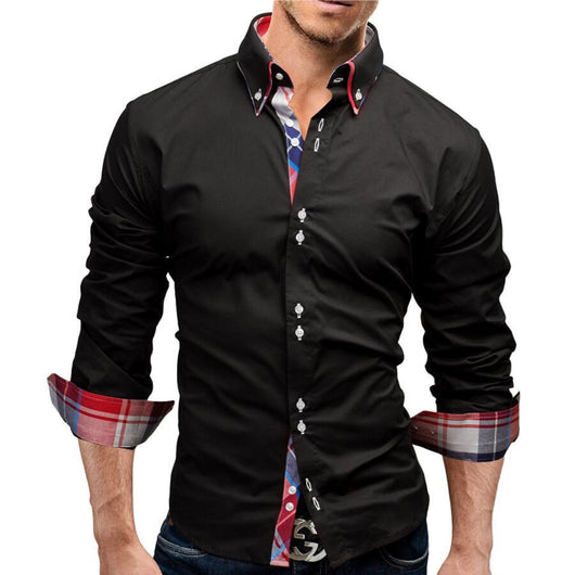 Camisa Slim Clásica Interior para Hombre - Image 11