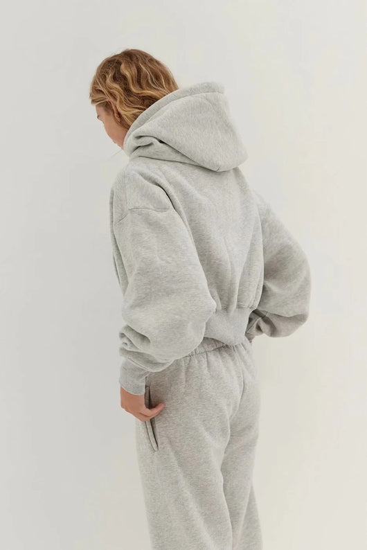 Conjunto Deportivo Dos Piezas de Cachemira - Sudadera Holgada y Pantalón para Correr - Image 9