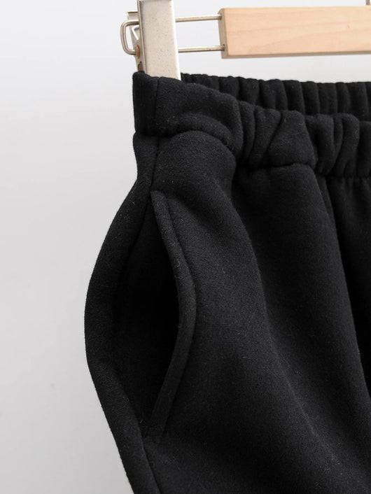 Conjunto Deportivo Dos Piezas de Cachemira - Sudadera Holgada y Pantalón para Correr - Image 15