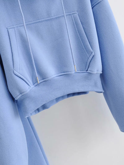 Conjunto Deportivo Dos Piezas de Cachemira - Sudadera Holgada y Pantalón para Correr - Image 20