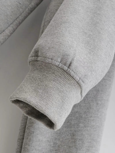 Conjunto Deportivo Dos Piezas de Cachemira - Sudadera Holgada y Pantalón para Correr - Image 32