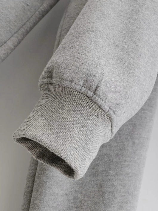 Conjunto Deportivo Dos Piezas de Cachemira - Sudadera Holgada y Pantalón para Correr - Image 32