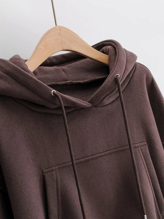 Conjunto Deportivo Dos Piezas de Cachemira - Sudadera Holgada y Pantalón para Correr - Image 34