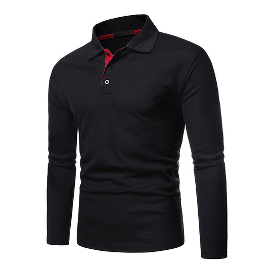 Polo Manga Larga Slim Fit Tallas Grandes para Hombre - Image 7