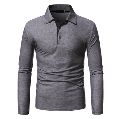 Polo Manga Larga Slim Fit Tallas Grandes para Hombre - Image 9