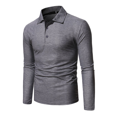 Polo Manga Larga Slim Fit Tallas Grandes para Hombre - Image 10