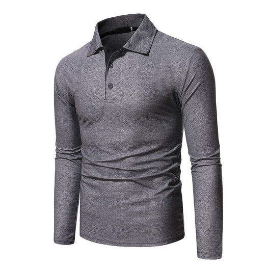 Polo Manga Larga Slim Fit Tallas Grandes para Hombre - Image 10