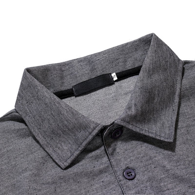 Polo Manga Larga Slim Fit Tallas Grandes para Hombre - Image 15