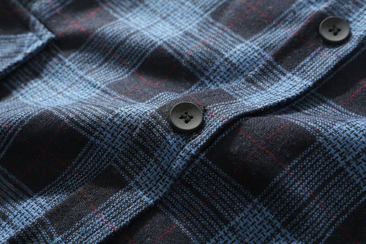 Camisa Cuadros Oversize Manga Larga Talla Grande - Image 9