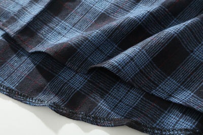 Camisa Cuadros Oversize Manga Larga Talla Grande - Image 13