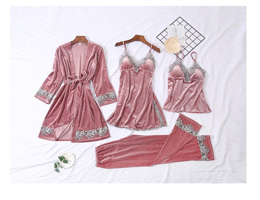 Pijama de Encaje Sensual para Mujer - Image 22