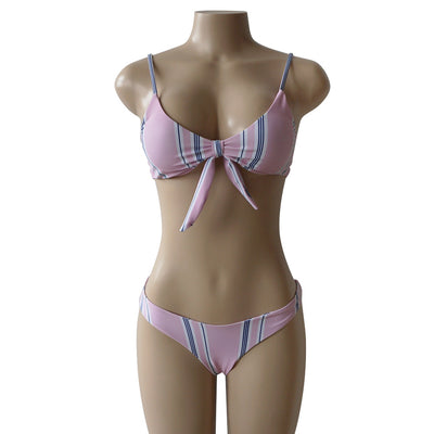 Bikini de Rayas Estampado - Traje de Baño Sexy y Moderno - Image 21