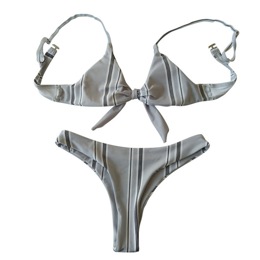 Bikini de Rayas Estampado - Traje de Baño Sexy y Moderno - Image 30