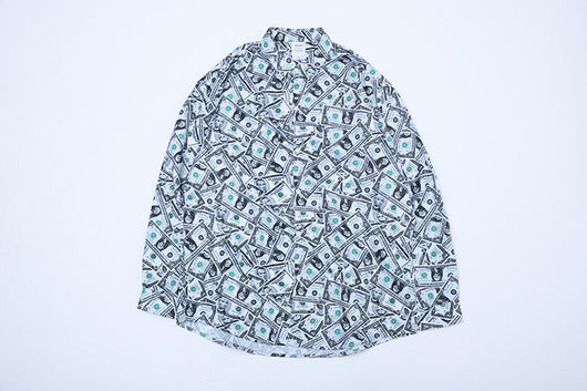 Camisa Casual de Manga Larga para Hombre con Estampado Floral - Image 10
