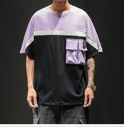 Blusa con Mangas Caídas y Bloques de Color - Image 15