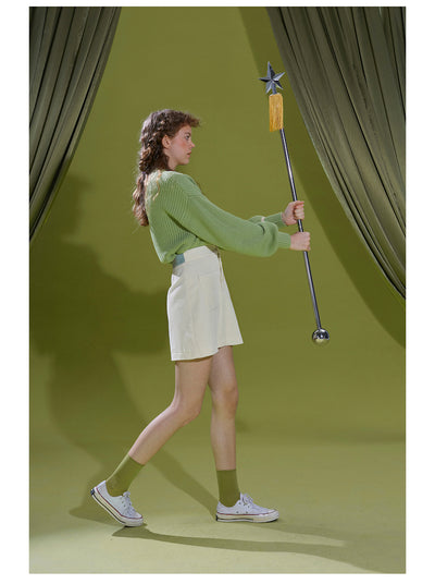 Cardigan de Punto Verde Pasto - Suéter Versátil y Confortable - Image 11