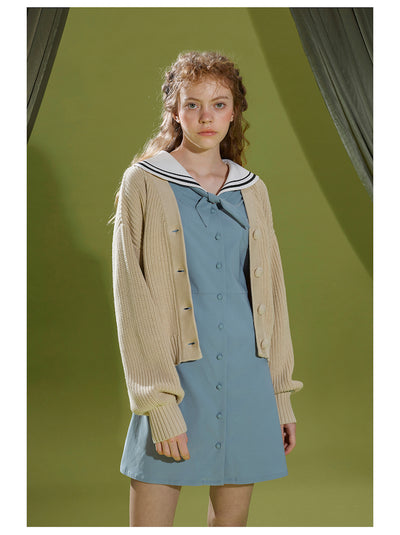 Cardigan de Punto Verde Pasto - Suéter Versátil y Confortable - Image 14