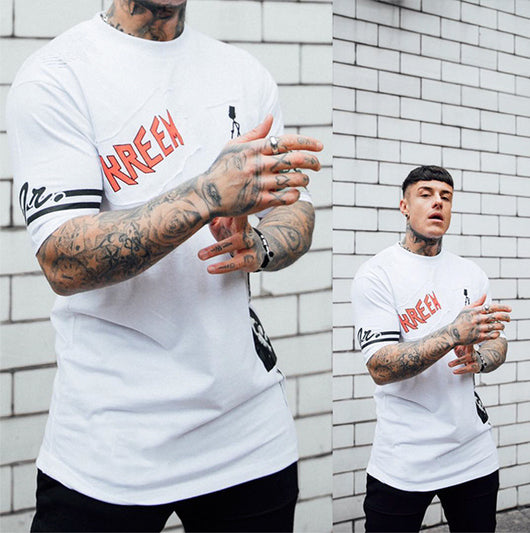 Camiseta Hombre Manga Corta Suelta y Cómoda - Image 10
