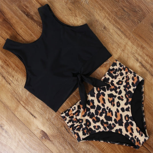 Bikini Talle Alto con Cobertura de Abdomen y Abertura Frontal - Image 2