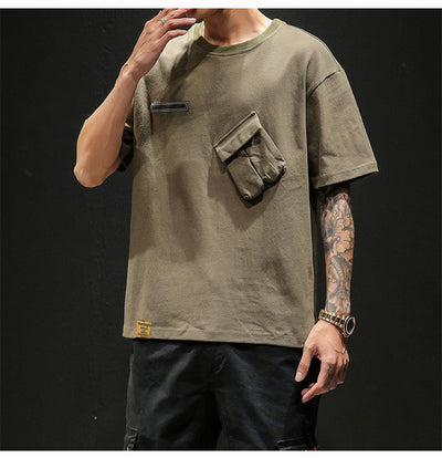 Playera de Manga Corta Color Sólido - Image 17