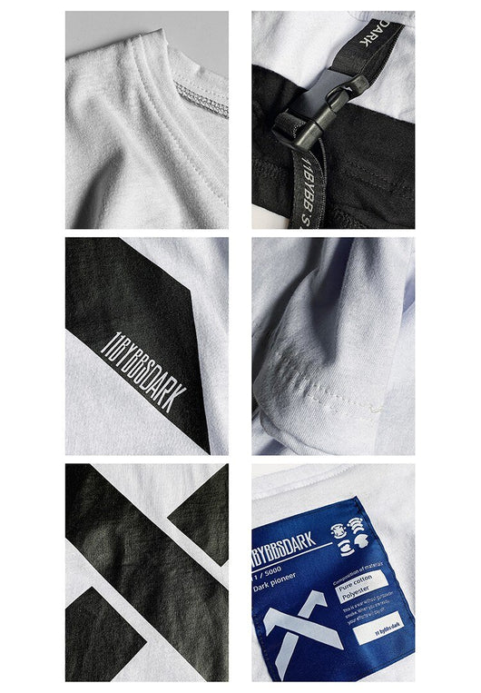 Playera Falsa Dos Piezas Negra para Hombre - Image 17