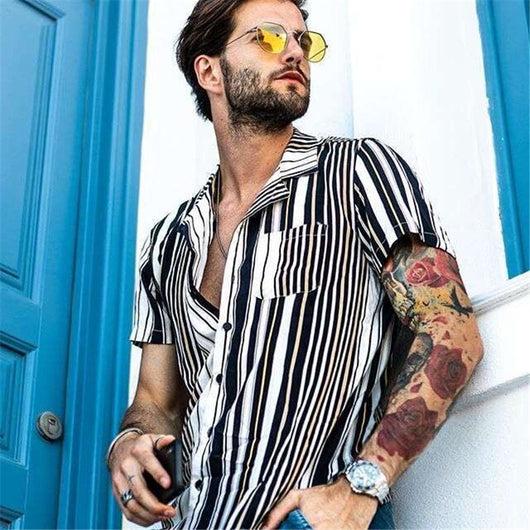 Camisas Hawaianas para Hombre - Estilo Vacacional de Verano - Image 8