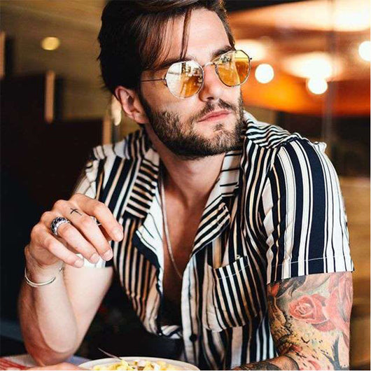 Camisas Hawaianas para Hombre - Estilo Vacacional de Verano - Image 9