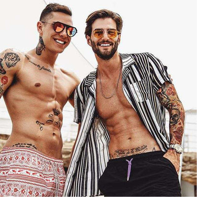 Camisas Hawaianas para Hombre - Estilo Vacacional de Verano - Image 10