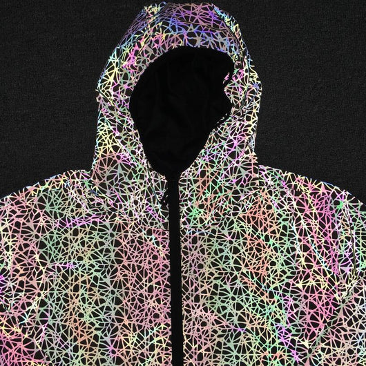 Chaqueta Reflectante Multicolor Caótica - Image 13