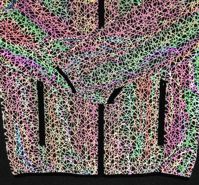 Chaqueta Reflectante Multicolor Caótica - Image 14