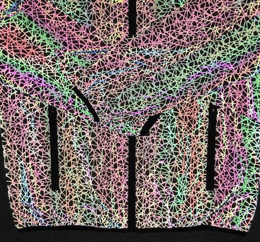 Chaqueta Reflectante Multicolor Caótica - Image 14