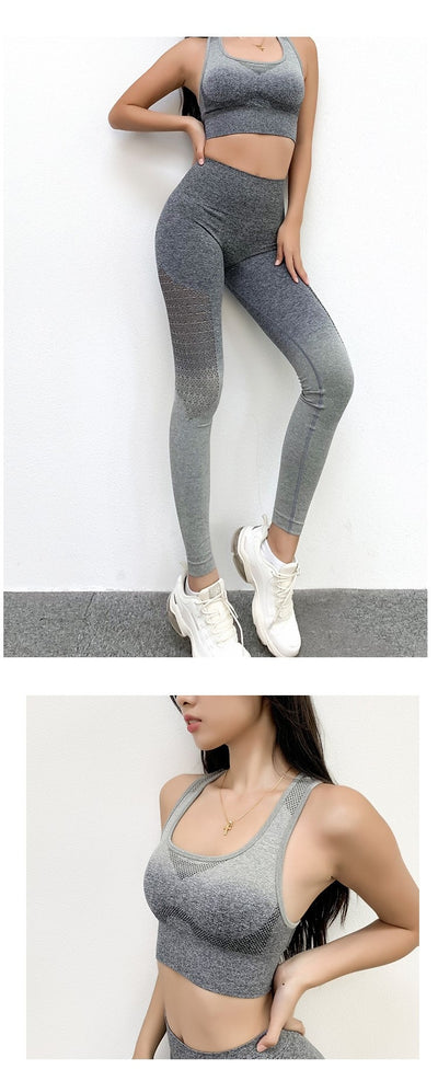 Pantalones de yoga sin costuras con degradado tie-dye y diseño calado - Image 29