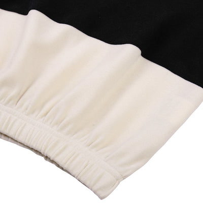 Conjunto de Dos Piezas con Cuello de Pie y Costuras en Contraste - Image 49