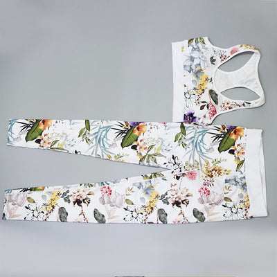 Conjunto Deportivo Mujer con Estampado Tinta - Chaleco y Pantalón Yoga - Image 17