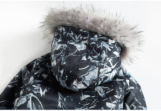 Abrigo de Montaña Camuflaje Azul Holgado Estilo Hip-Hop - Image 14