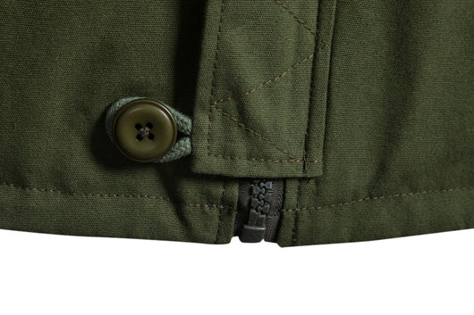 Chaqueta Militar Hombre Verde Oliva Ancha Casual con Capucha - Image 17