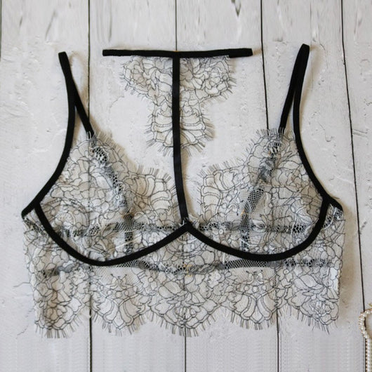 Conjunto de Lencería Transparente con Cuello Halter para Mujer - Image 10