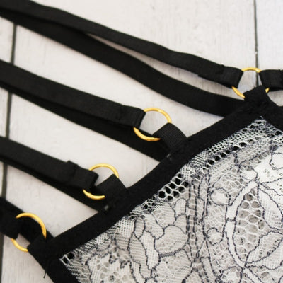Conjunto de Lencería Transparente con Cuello Halter para Mujer - Image 12