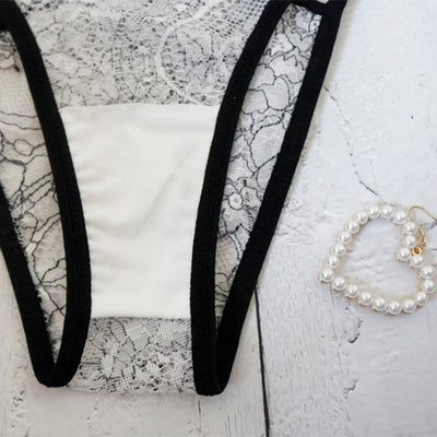 Conjunto de Lencería Transparente con Cuello Halter para Mujer - Image 13