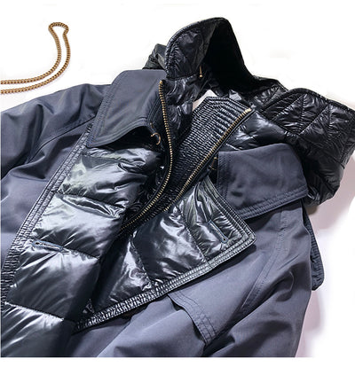 Gabardina Larga con Cordones - Image 10