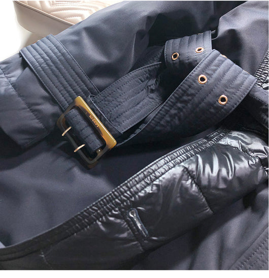 Gabardina Larga con Cordones - Image 11
