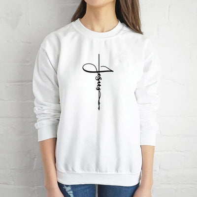 Suéter Estampado Faith Cross - Diseño Urbano Otoño Invierno Unisex - Image 11