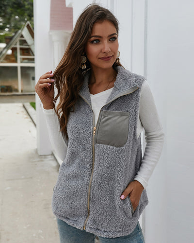 Chaleco Abrigo Térmico de Felpa para Mujer - Calidez Invierno - Image 6