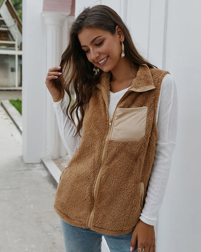 Chaleco Abrigo Térmico de Felpa para Mujer - Calidez Invierno - Image 9