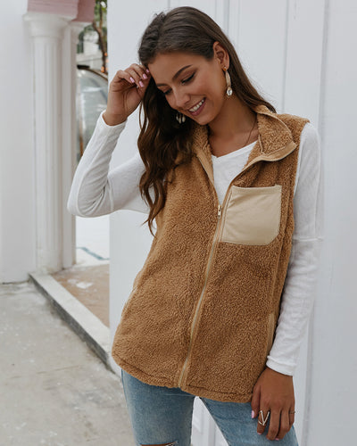 Chaleco Abrigo Térmico de Felpa para Mujer - Calidez Invierno - Image 13